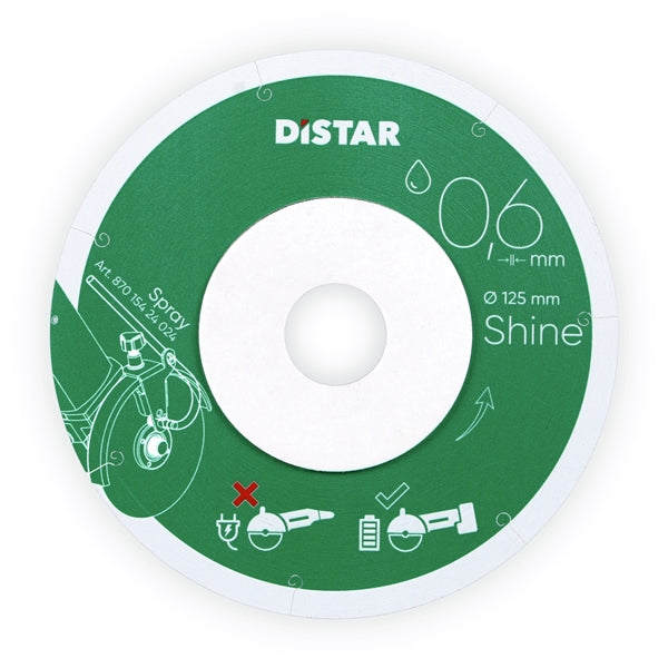 DiStar Shine 5" Diamond Blade for Ceramic & Porcelain — Ultra-Thin, Chip-Free Cutting