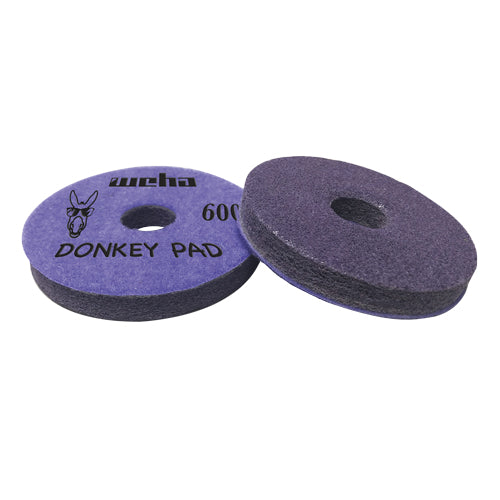 Weha 4" Donkey Diamond Polishing Pad — Multiple Grits for Stone Fabrication