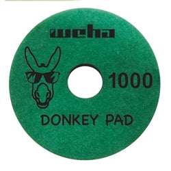 Weha 4" Donkey Diamond Polishing Pad — Multiple Grits for Stone Fabrication