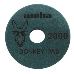 Weha 4" Donkey Diamond Polishing Pad — Multiple Grits for Stone Fabrication