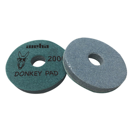Weha 4" Donkey Diamond Polishing Pad — Multiple Grits for Stone Fabrication