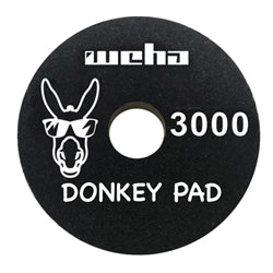 Weha 4" Donkey Diamond Polishing Pad — Multiple Grits for Stone Fabrication