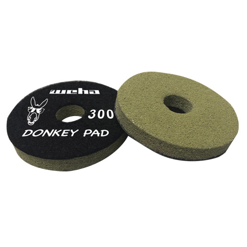 Weha 4" Donkey Diamond Polishing Pad — Multiple Grits for Stone Fabrication