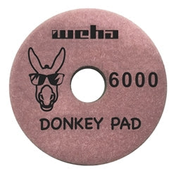 Weha 4" Donkey Diamond Polishing Pad — Multiple Grits for Stone Fabrication