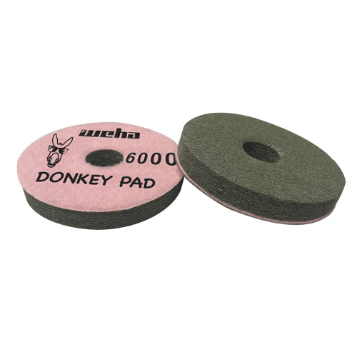 Weha 4" Donkey Diamond Polishing Pad — Multiple Grits for Stone Fabrication