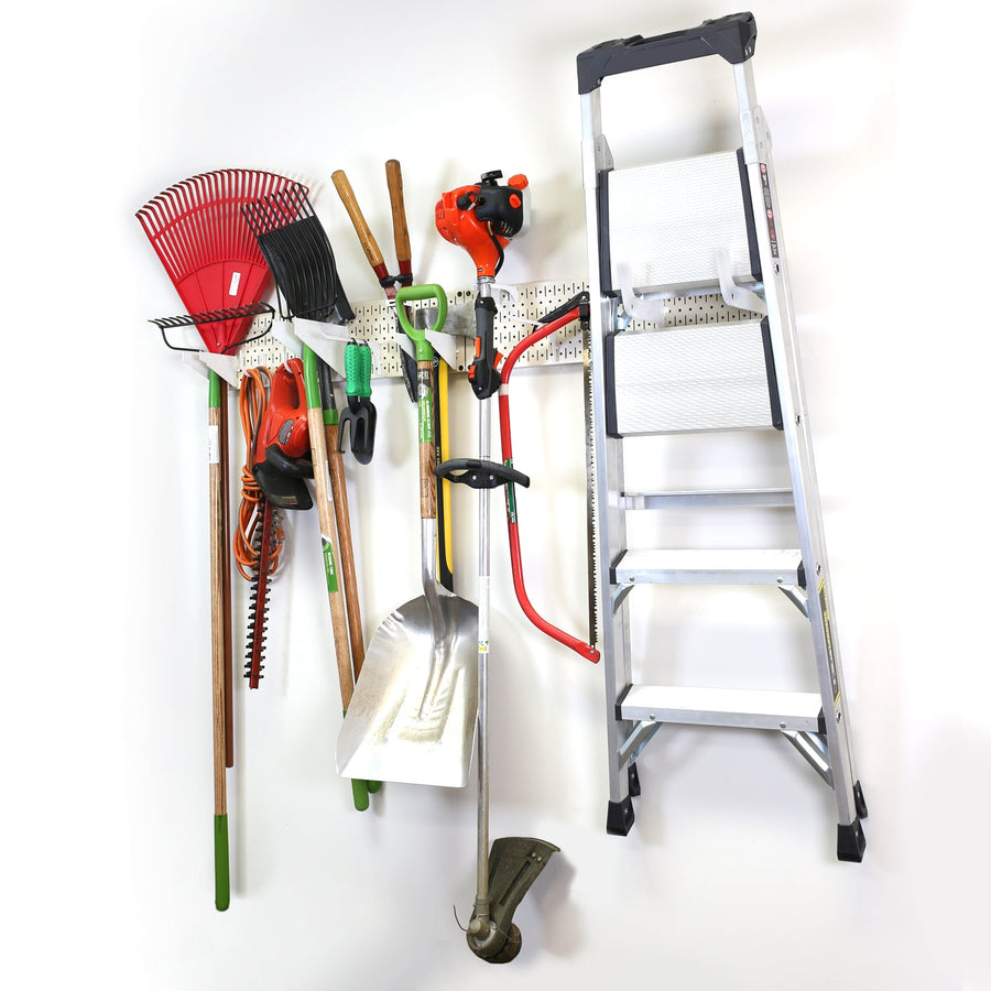 Wall Control Lawn & Garden Tool Wall Rack with Pegboard Hooks