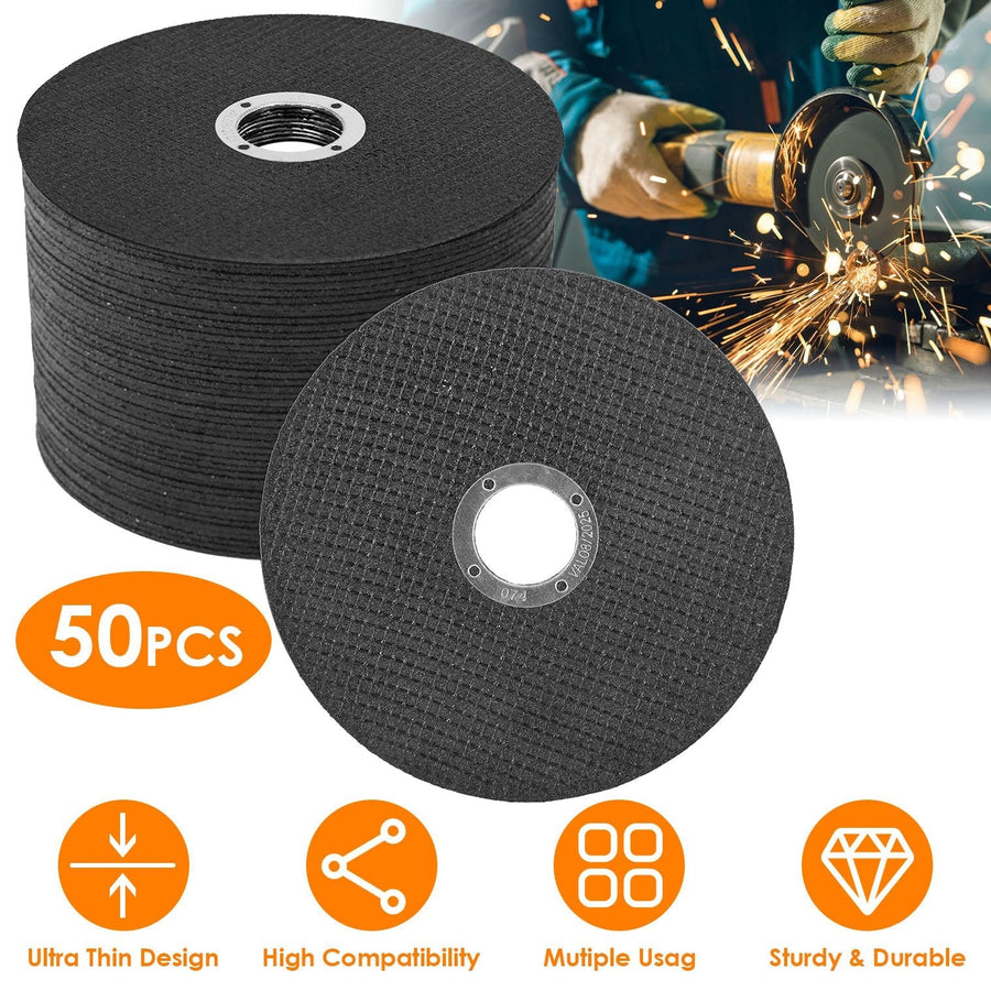 50 Pack 4.5" x 0.04" x 7/8" Cut Off Wheels Metal Stainless Steel Cutting Discs Grinding Discs for Angle Grinder Handheld Grinder Die Grinder