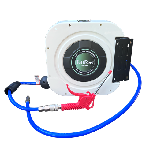 Tenax TuffReel Aero 3/8 in. × 50 ft. Retractable Air Hose Reel – 4600