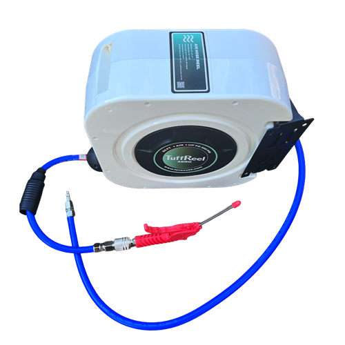 Tenax TuffReel Aero 3/8 in. × 50 ft. Retractable Air Hose Reel – 4600