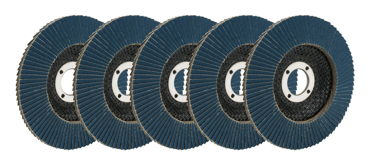 Flap Discs 60 Grit 4-1/2in with 7/8in Arbor - ALL121215
