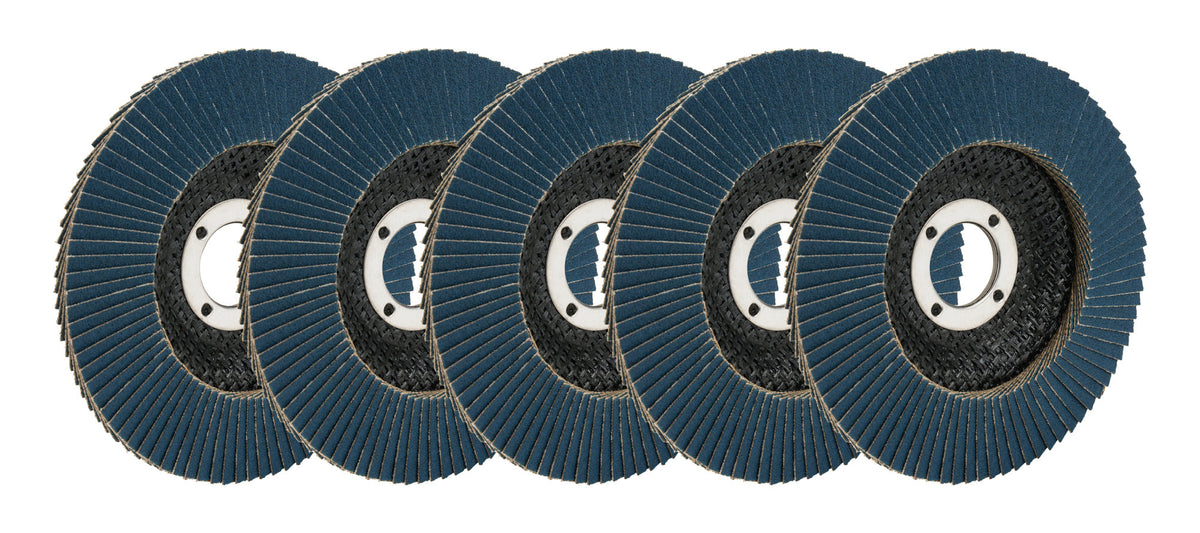 Flap Discs 120 Grit 4-1/2in with 7/8in Arbor - ALL121235