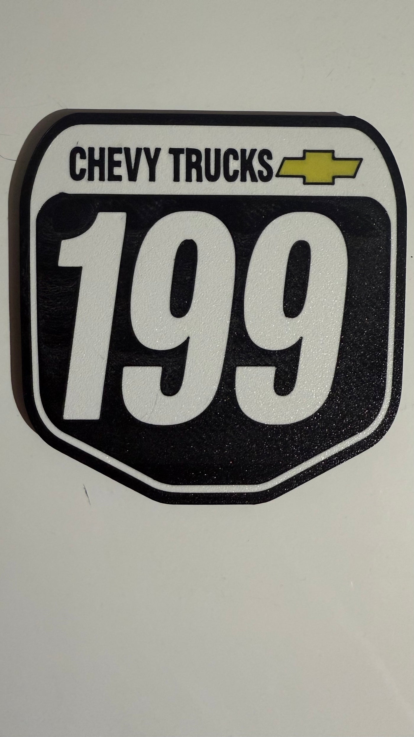 Travis Pastrana Chevy Trucks Mini Plate – 199 Motocross Shelf Sign