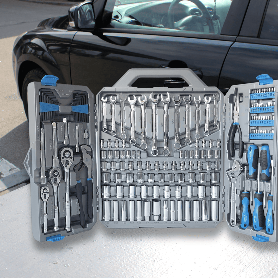 Apollo DT0002 163-Piece Mechanics Tool Set – SAE & Metric