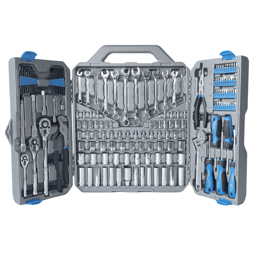 Apollo DT0002 163-Piece Mechanics Tool Set – SAE & Metric