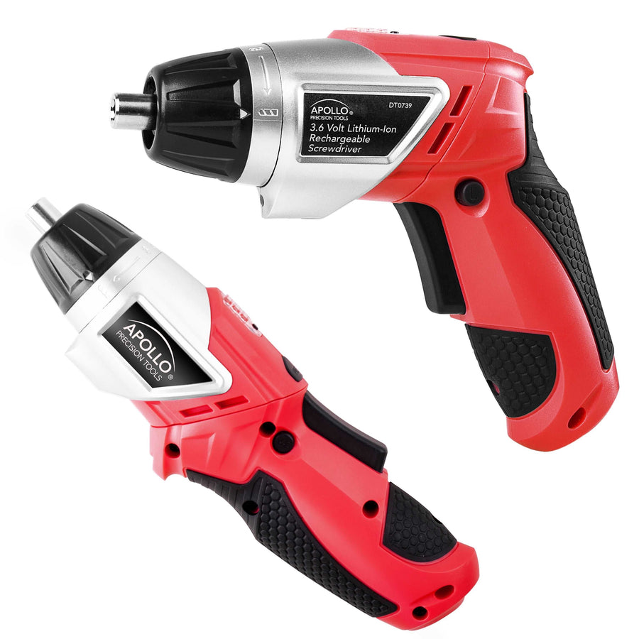 Apollo DT0739 161-Piece Home Tool Kit with 3.6V Cordless Screwdriver