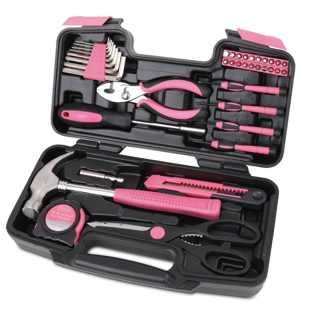 39 Piece General Tool Set Pink - DT9706P