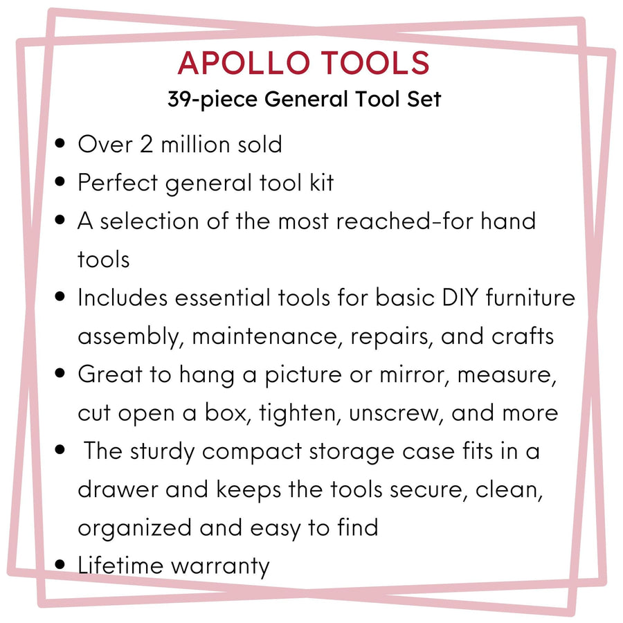 39 Piece General Tool Set - DT9706