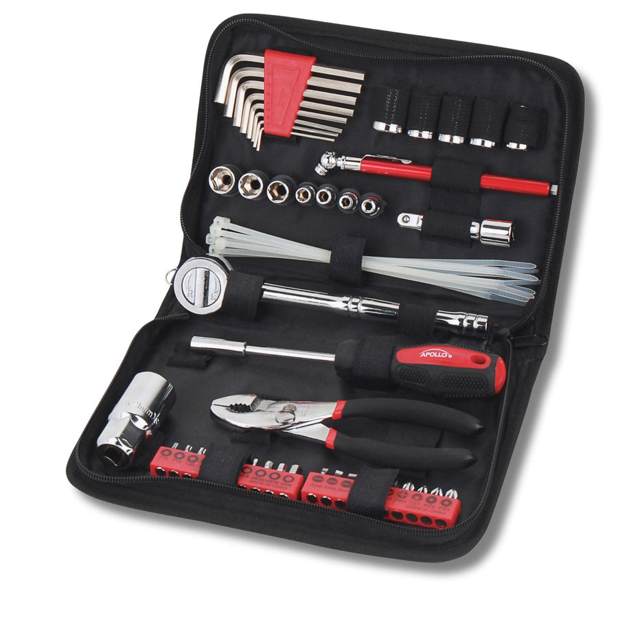 56 Piece SAE Auto Tool Set In Zipper Case - DT9774