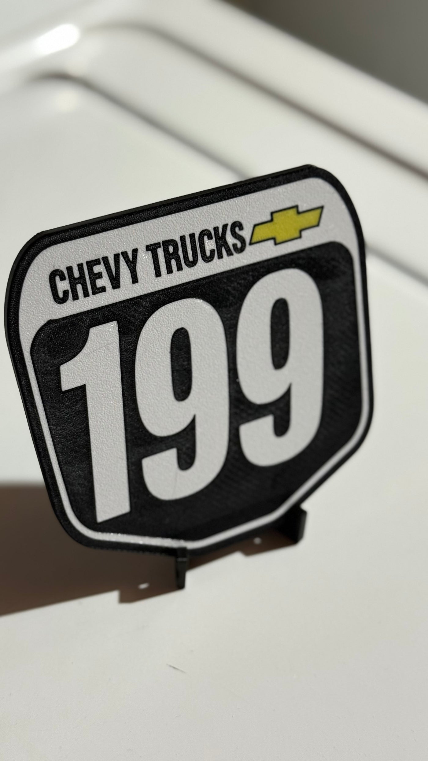 Travis Pastrana Chevy Trucks Mini Plate – 199 Motocross Shelf Sign