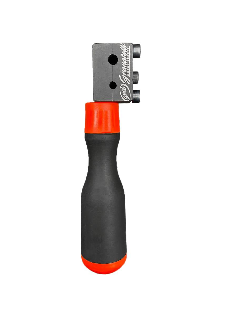 Granatelli Dual Brake Flaring Tool – 45° Double Flare Tool for 3/16" & 1/4" Brake Lines - 540108
