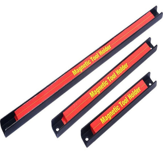 Magnetic Tool Holder Bar – 12", 18" & 24" Garage Organizer