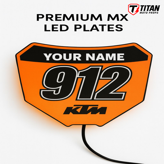 PREMIUM LED MX PLATE - KTM DESIGN 01