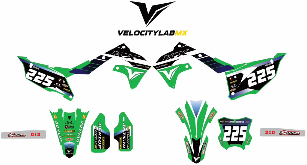 Kawasaki Velocity Edition MX Graphics by VelocityLabMX