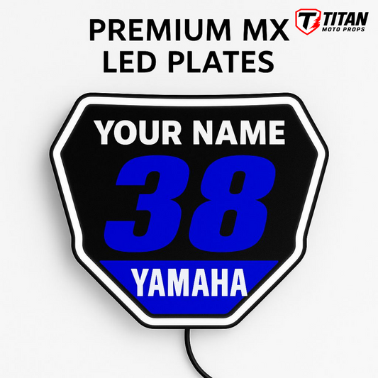 PREMIUM LED MX PLATE - YAMAHA DESIGN 01