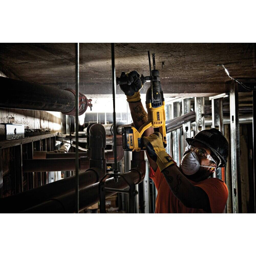 DEWALT DCH133B 20V MAX* XR Rotary Hammer Drill, D-Handle, 1-Inch, Tool Only