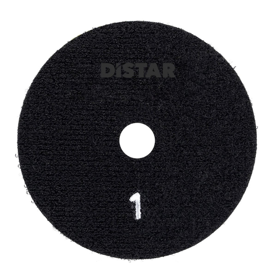 DiStar CoolPAD 4" Dry Diamond Polishing Pads for Ceramic & Porcelain — Multi-Step Grinding Set