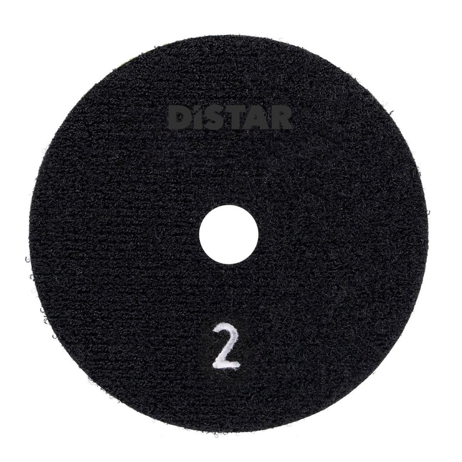 DiStar CoolPAD 4" Dry Diamond Polishing Pads for Ceramic & Porcelain — Multi-Step Grinding Set