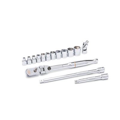 GearWrench 120XP Locking Flex Ratchet/Stubby Socket Mechanics Tool Sets - 81390