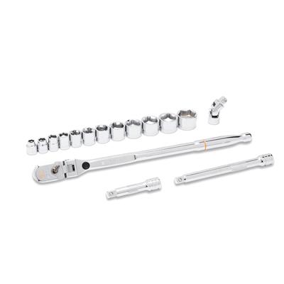 GearWrench 120XP Locking Flex Ratchet/Stubby Socket Mechanics Tool Sets - 81393
