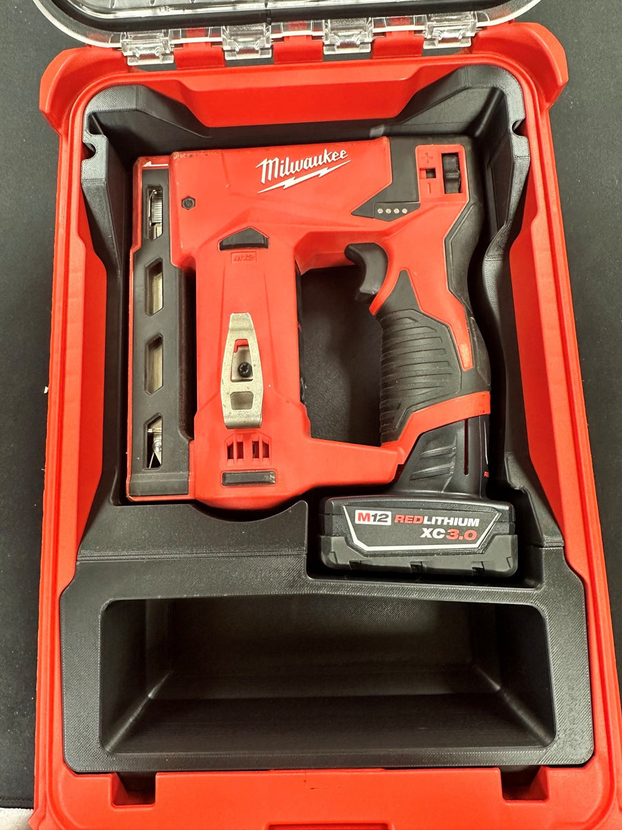 3D printed organizer insert for Milwaukee M12 2447-20 in PACKOUT 48-22-8435