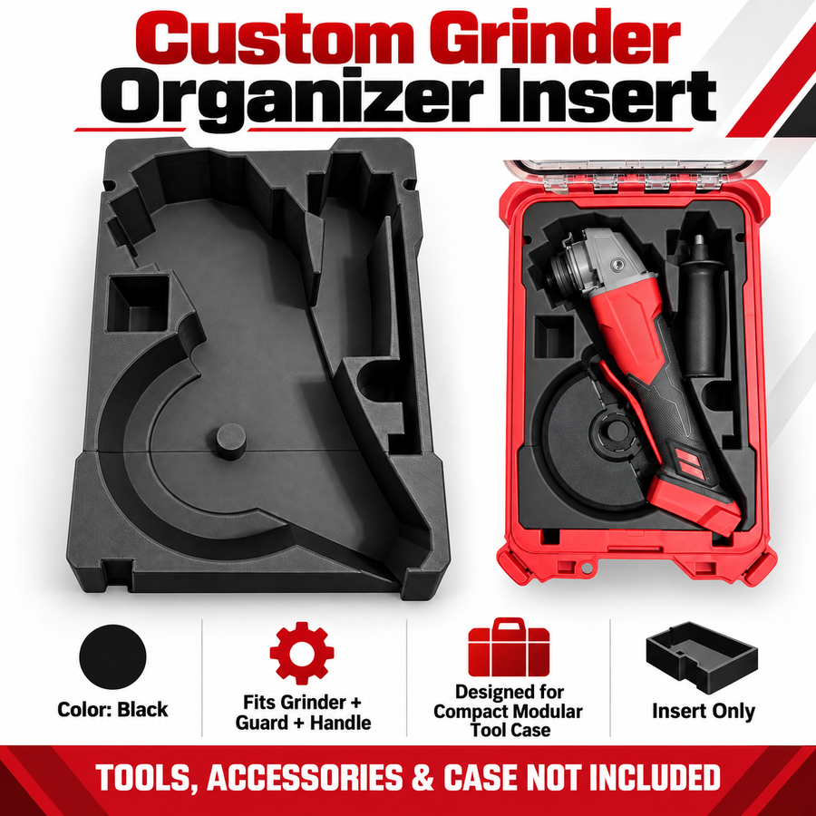 Compatibility and insert-only information for black grinder organizer insert
