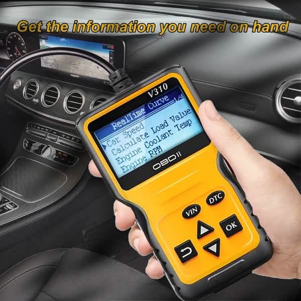 MOTOPOWER MP69033 OBD2 Scanner – Check Engine Code Reader & I/M Readiness Tool