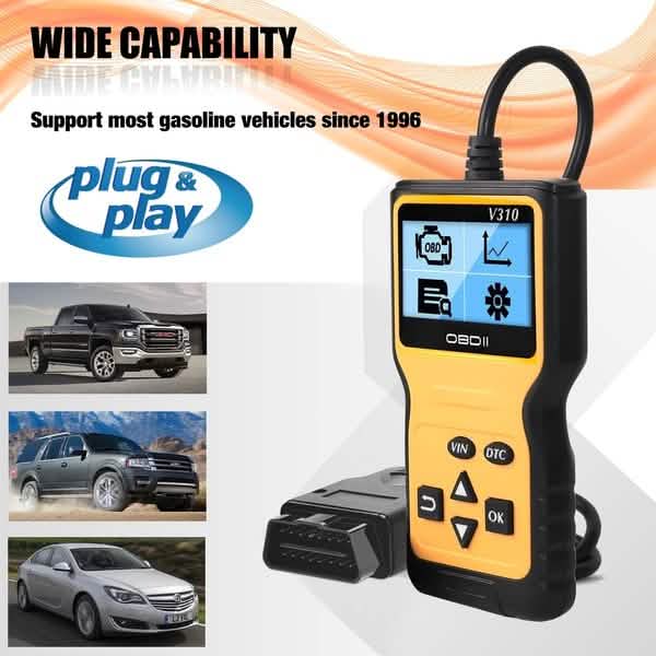 MOTOPOWER MP69033 OBD2 Scanner – Check Engine Code Reader & I/M Readiness Tool