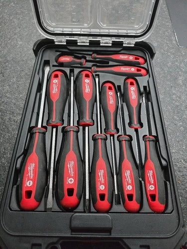 Black screwdriver holder insert for compatible Milwaukee PACKOUT Slim Organizer