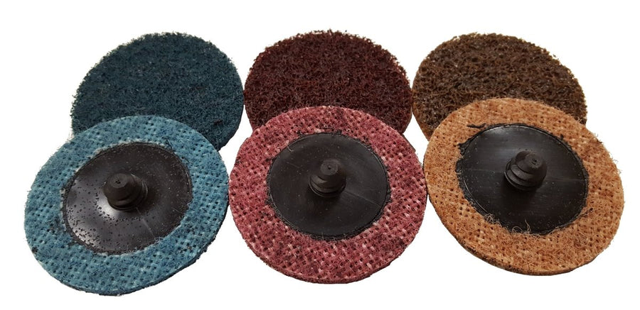 Preferred Abrasives Surface Conditioning Type R Quick-Lock Sanding Discs A Med Grit 2" 53477 (50-Pack)