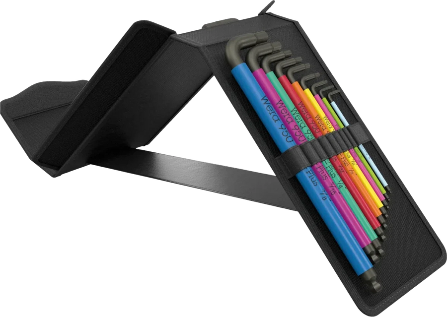 Wera 05133286001 Big Pack Multicolor Hex-Plus Metric & Imperial L-Key Set (19 Pieces)