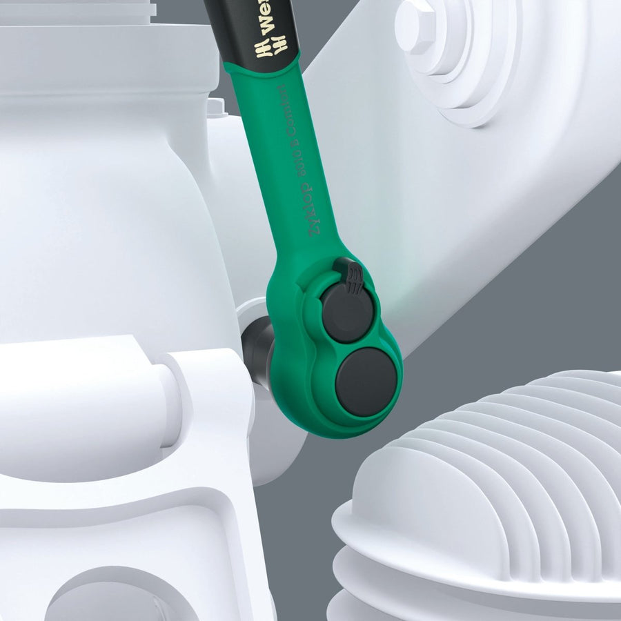 Wera 8100 SB 12 Zyklop Comfort Ratchet Set 3/8" Drive Metric 05005530001