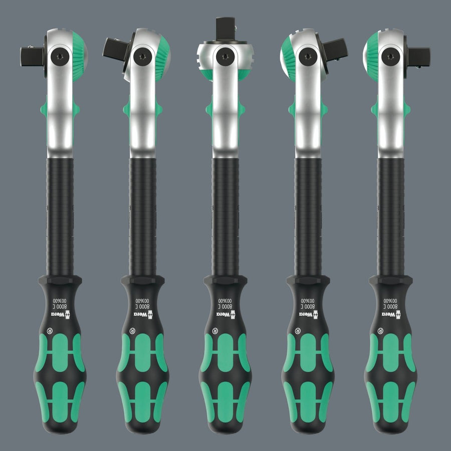 Wera 8100 SC 2 Zyklop Speed Ratchet Set 1/2" Drive 37 Pieces Metric 05003645001