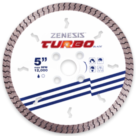 Zenesis Turbo - Saw Blades - Third Generation Wet and Dry Turbo Blades